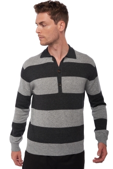 Cashmere  men polo style sweaters vinh