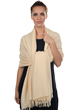 Cashmere accessories shawls niry champagne 200x90cm