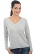 Cashmere ladies basic sweaters at low prices flavie flanelle chine m