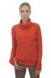 Cashmere ladies chunky sweater april paprika 2xl