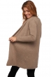 Cashmere ladies chunky sweater perla natural brown l