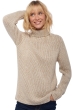 Cashmere ladies chunky sweater vicenza natural ecru natural stone 2xl