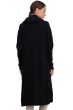 Cashmere ladies dresses coats thonon black m