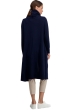 Cashmere ladies dresses coats thonon dress blue 4xl
