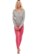 Cashmere ladies trousers leggings xelina shocking pink 3xl