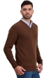 Cashmere men basic sweaters at low prices tour first dark camel 2xl