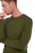 Cashmere men chunky sweater bilal ivy green l