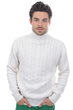 Cashmere men chunky sweater lucas off white xl