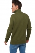 Cashmere men chunky sweater olivier ivy green dress blue 3xl