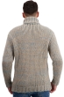 Cashmere men chunky sweater togo natural brown manor blue natural beige 2xl