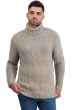 Cashmere men chunky sweater togo natural brown manor blue natural beige 4xl