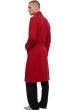 Cashmere men dressing gown working deep red s4