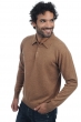 Cashmere men polo style sweaters alexandre camel chine 2xl
