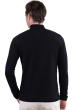 Cashmere men polo style sweaters cilio black natural stone 2xl
