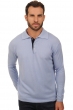 Cashmere men polo style sweaters scott bayou dress blue 4xl