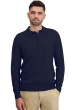 Cashmere men polo style sweaters tarn first dress blue 2xl