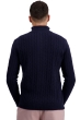 Cashmere men polo style sweaters taurus dress blue m