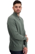 Cashmere men polo style sweaters toulon first military green m