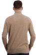 Cashmere men polo style sweaters toulon first tan marl s