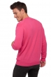 Cashmere men v necks gaspard shocking pink 4xl