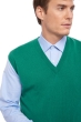 Cashmere men waistcoat sleeveless sweaters balthazar evergreen 4xl