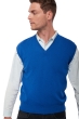 Cashmere men waistcoat sleeveless sweaters balthazar lapis blue xs