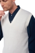 Cashmere men waistcoat sleeveless sweaters balthazar off white xl