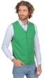 Cashmere men waistcoat sleeveless sweaters basile new green m