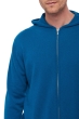 Cashmere men waistcoat sleeveless sweaters hiro canard blue 2xl