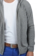 Cashmere men waistcoat sleeveless sweaters hiro grey marl 2xl