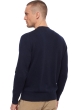 Cashmere men waistcoat sleeveless sweaters leon dress blue 4xl