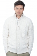 Cashmere men waistcoat sleeveless sweaters loris off white 3xl