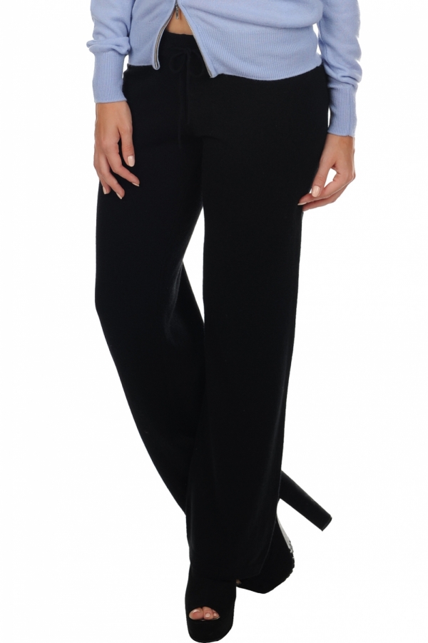 Cashmere ladies trousers leggings malice black 2xl