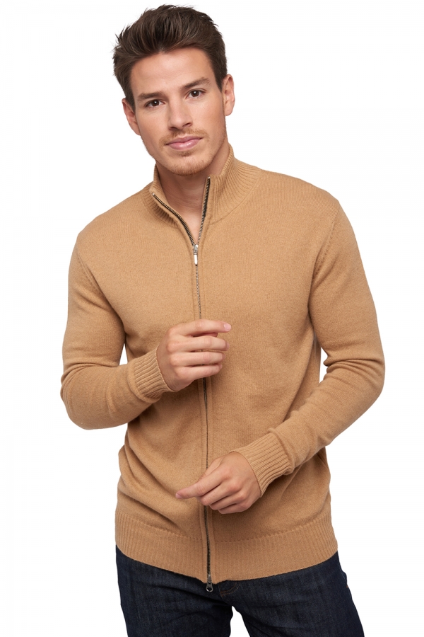 Cashmere men basic sweaters at low prices thobias first camel xl