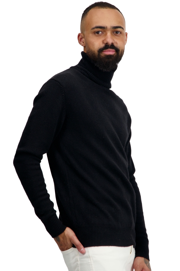 Cashmere men basic sweaters at low prices torino first black m