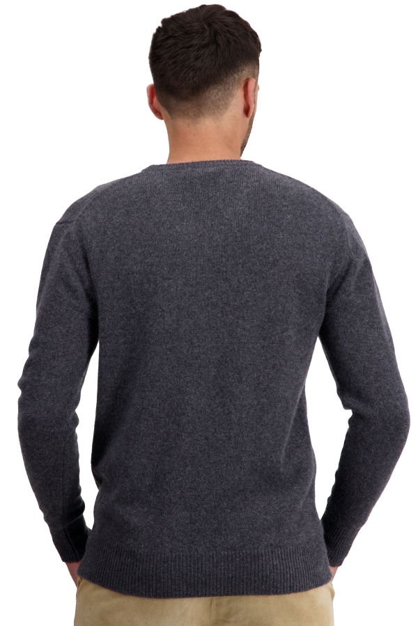 Cashmere men basic sweaters at low prices tour first charcoal marl xl