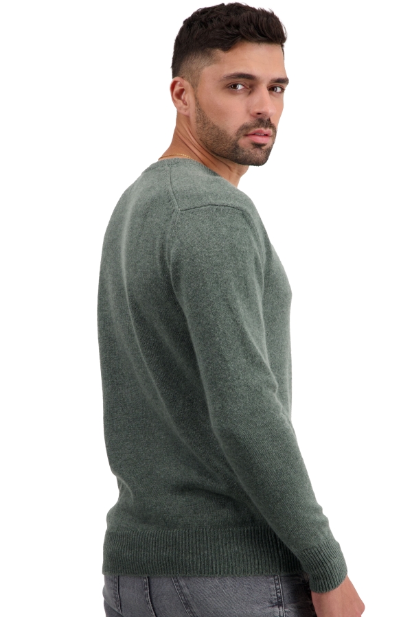 Cashmere men basic sweaters at low prices tour first military green m