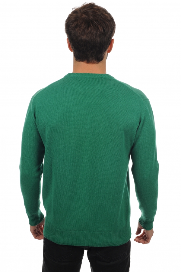 Cashmere men chunky sweater nestor 4f evergreen m