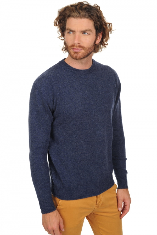 Cashmere men chunky sweater nestor 4f indigo m