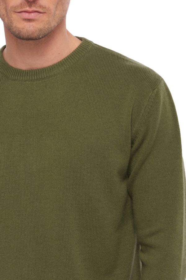 Cashmere men chunky sweater nestor 4f ivy green m