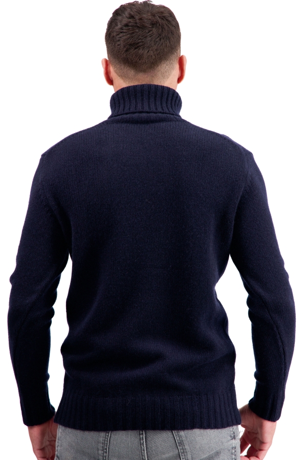 Cashmere men chunky sweater tobago first dress blue m
