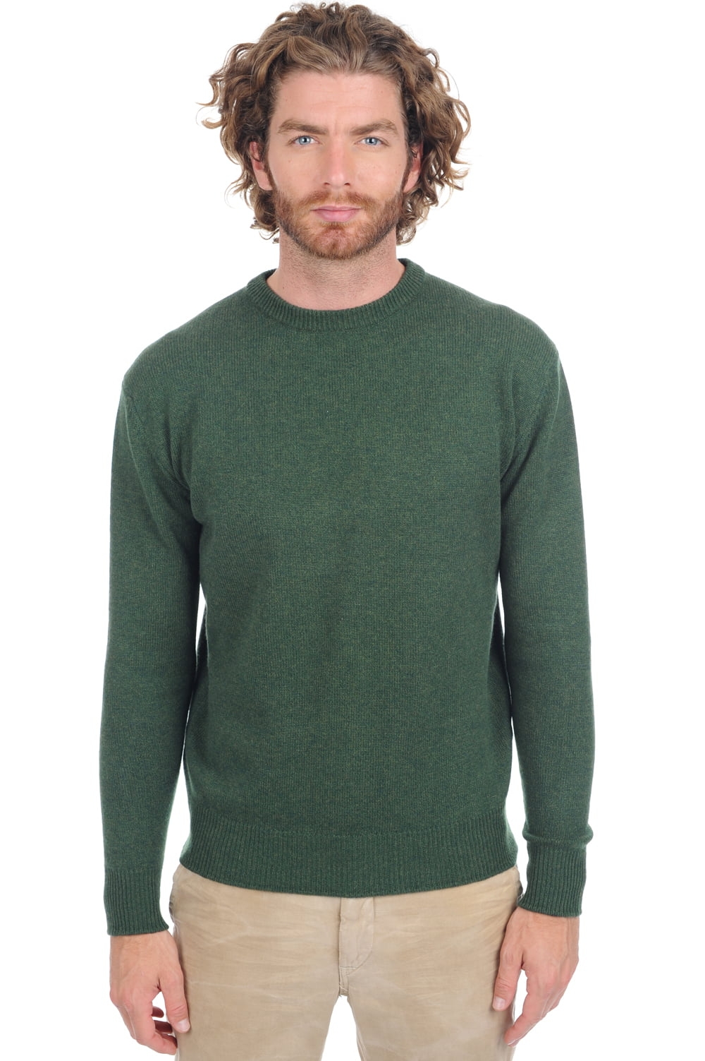Cashmere men chunky sweater nestor 4f cedar m