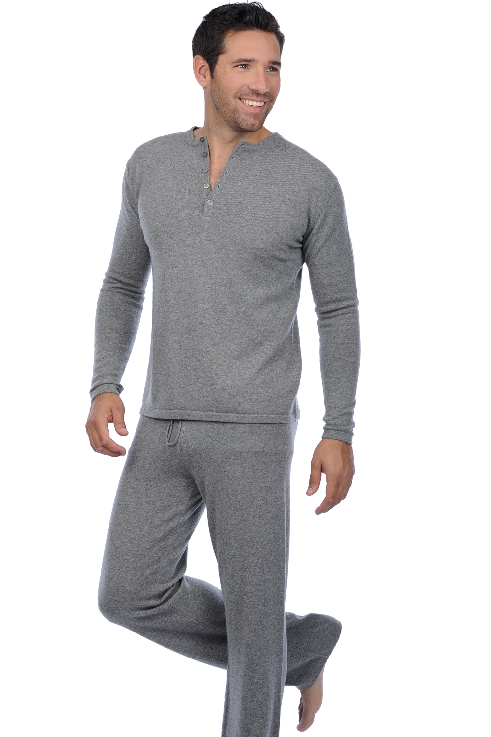 Cashmere men pyjamas adam grey marl 2xl