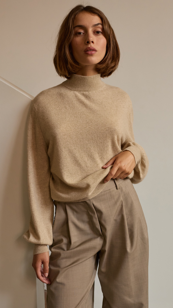 The elegance of natural cashmere