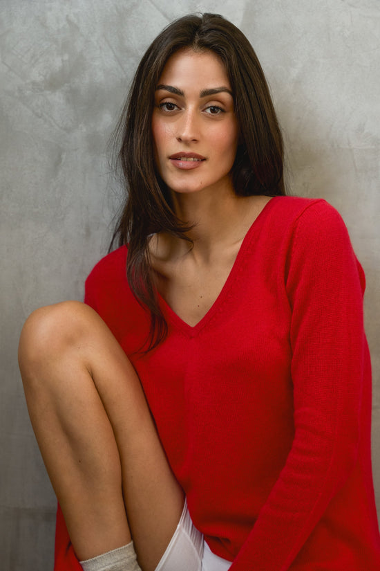 V-neck jumpers