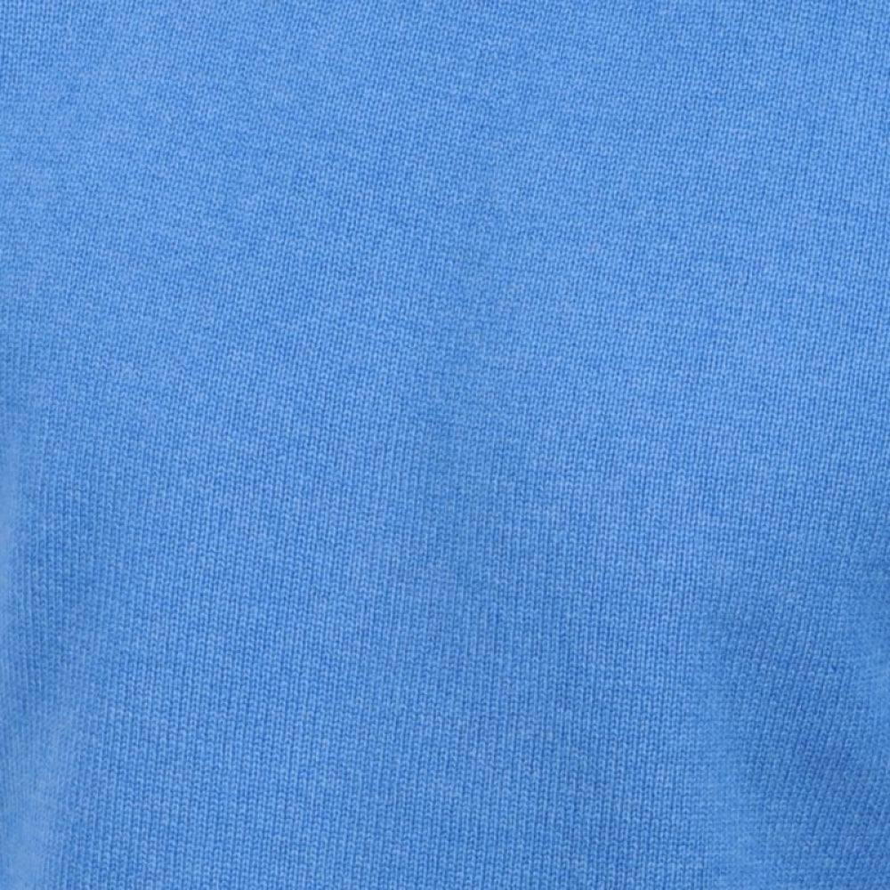 Achille men's cashmere jumper - flecked blue - Mahogany