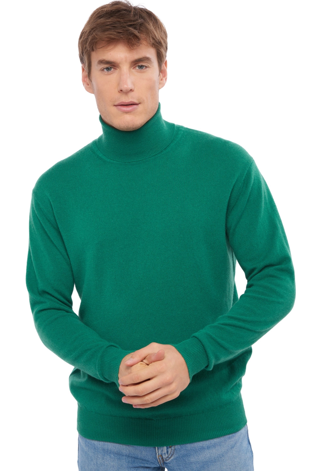 Edgar men's cashmere - English green - Mahogany