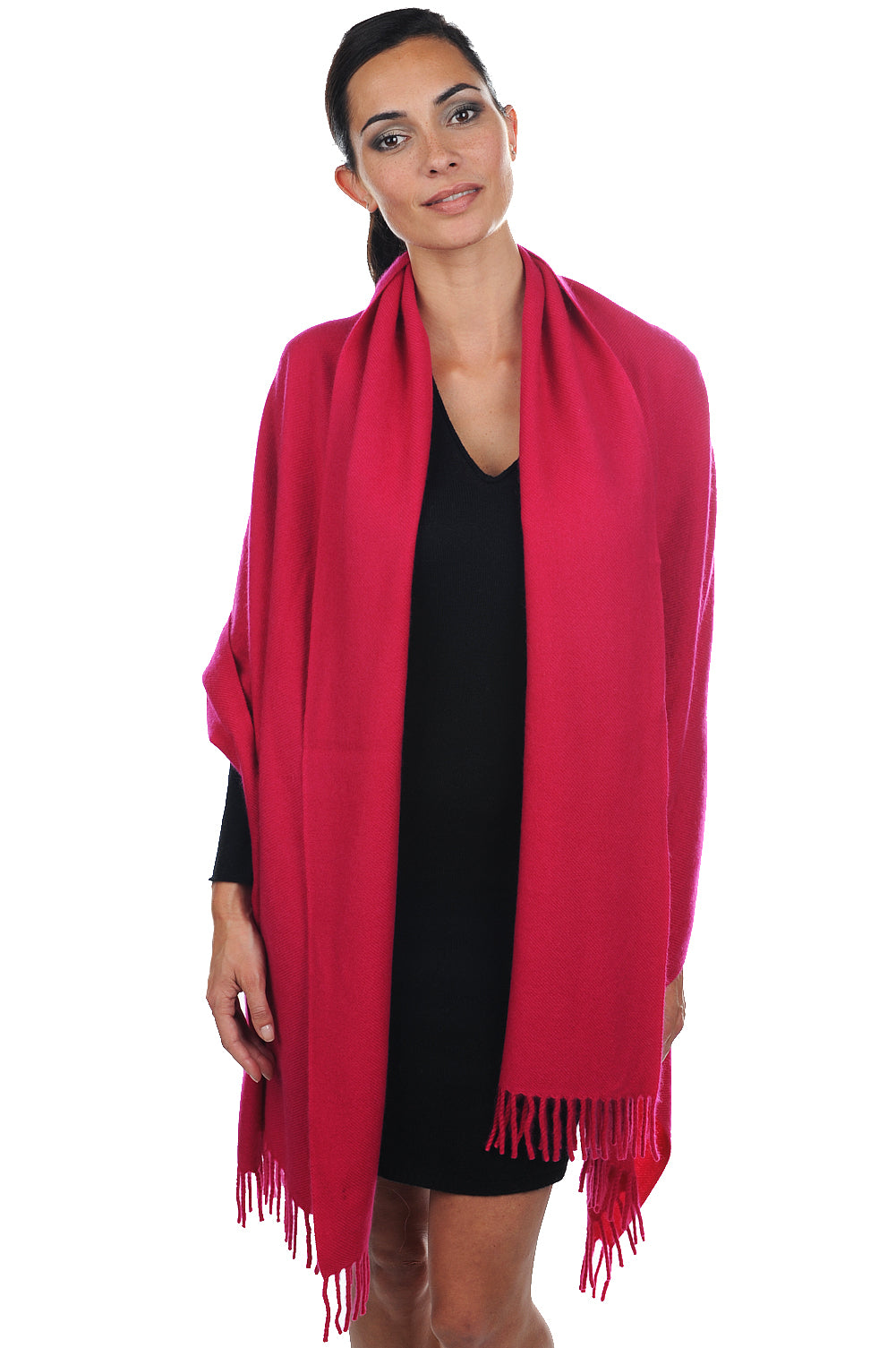 Niry women's cashmere - fuchsia - Mahogany