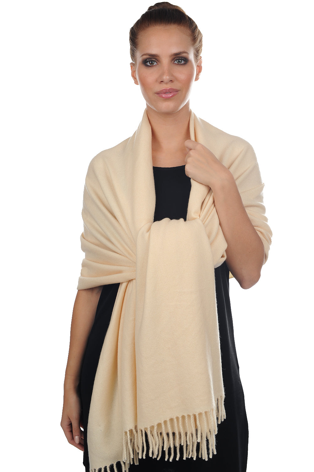 Niry women's cashmere - champagne - Mahogany