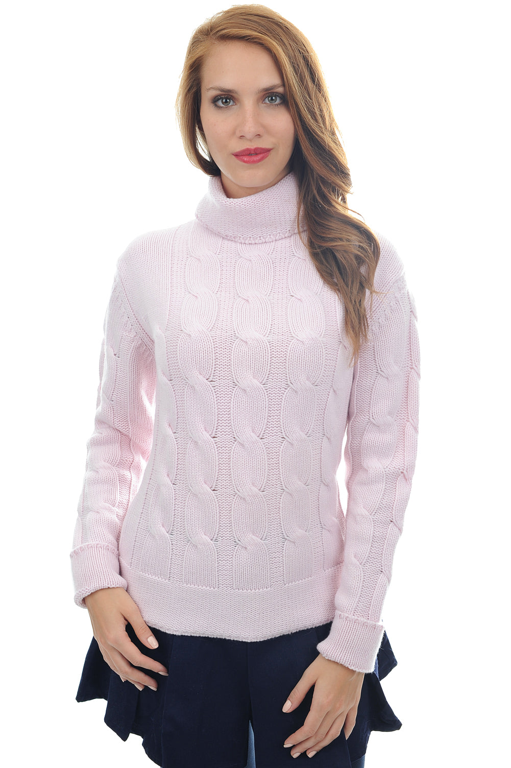 Blanche women's cashmere jumper - pale pink - Mahogany